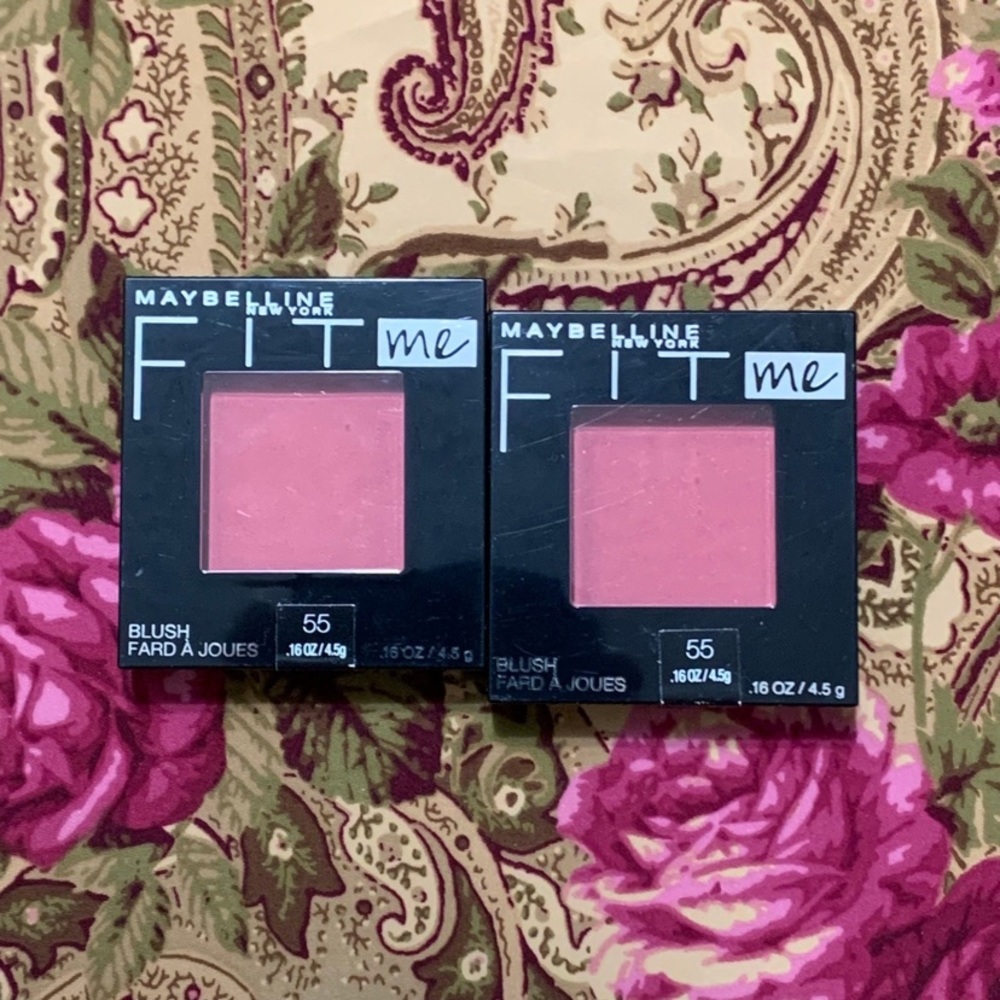 (2) Maybelline FIT ME Blush 55 Berry *PRICE FIRM*